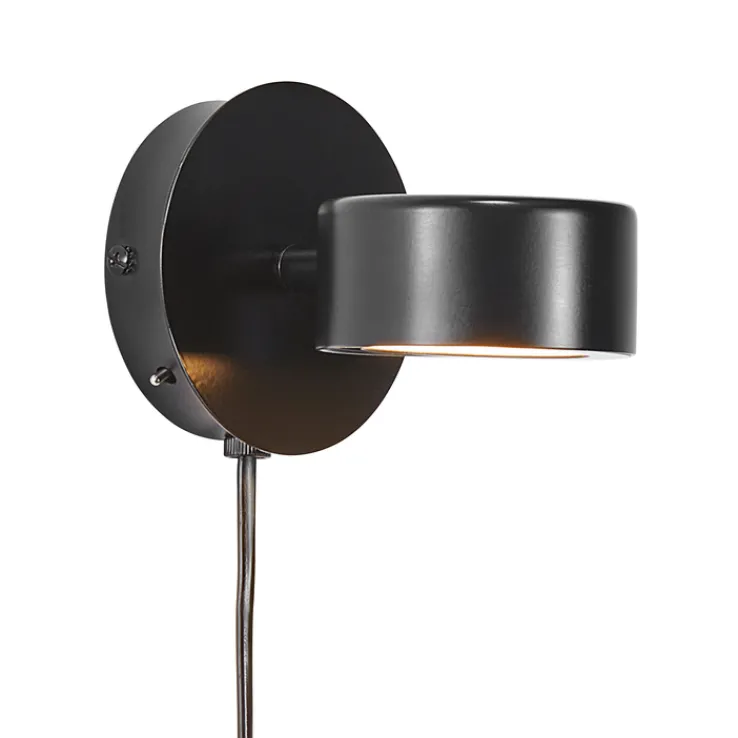 nordlux LED Wandleuchte mit 1 Spot CLYDE schwarz
