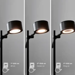 nordlux LED Wandleuchte mit 1 Spot CLYDE schwarz