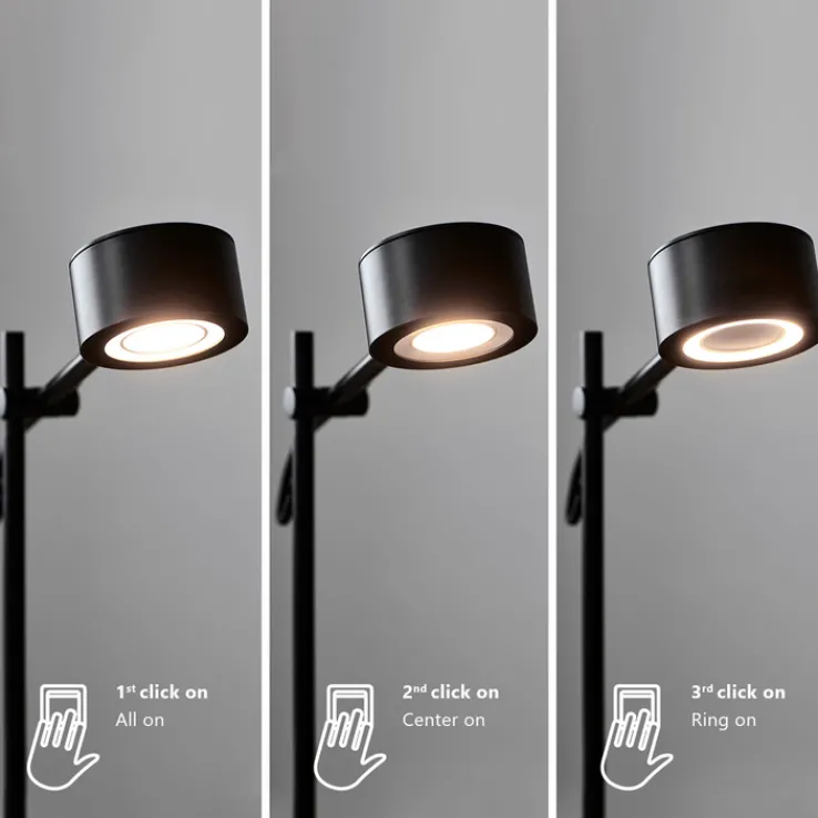 nordlux LED Wandleuchte mit 1 Spot CLYDE schwarz