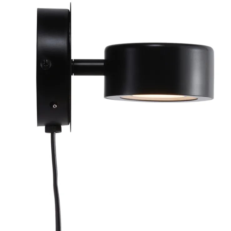 nordlux LED Wandleuchte mit 1 Spot CLYDE schwarz