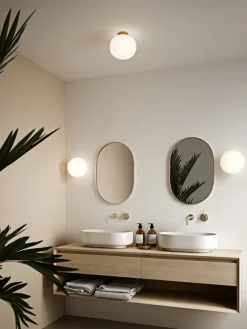 nordlux Retrofit Deckenlampe ALTON 1-flg messingfarbig