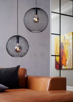 nordlux Retrofit Pendelleuchte BERONI 45 cm schwarz