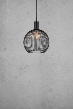 nordlux Retrofit Pendelleuchte AVER 30 cm Metall schwarz