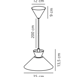 nordlux Retrofit Pendelleuchte DIAL 25 cm weiß