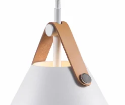 nordlux Retrofit Pendelleuchte STRAP 16,5 cm weiß