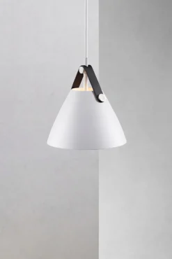 nordlux Retrofit Pendelleuchte STRAP 16,5 cm weiß