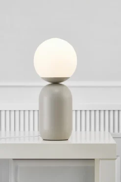 nordlux Retrofit Tischlampe NOTTI 15 cm grau