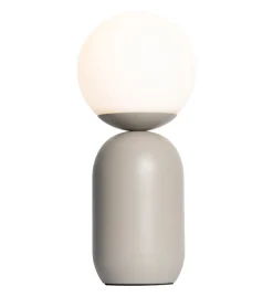 nordlux Retrofit Tischlampe NOTTI 15 cm grau