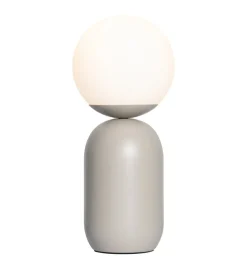 nordlux Retrofit Tischlampe NOTTI 15 cm grau