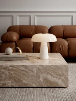 nordlux Retrofit Tischlampe GLOSSY 32 cm weiß