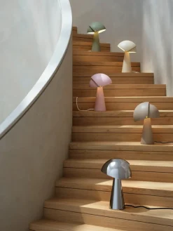 nordlux Retrofit Tischlampe ALIGN 33,5 cm chromfarbig