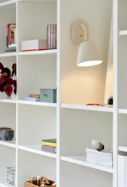 nordlux Retrofit Wandleuchte FLEUR 1-flg beige