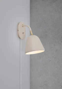 nordlux Retrofit Wandleuchte FLEUR 1-flg beige