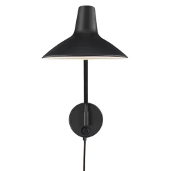 nordlux Retrofit Wandleuchte DARCI 23 cm schwarz