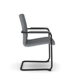 Nowy Styl Besucherstuhl RUMBA grau/ schwarz