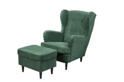 QUARTIER Ohrensessel MARCO wintermoos