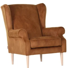 QUARTIER Ohrensessel THEODORE cognacbraun