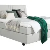 Ole Gunderson Boxspringbett FENSON KOPENHAGEN 180 x 200 cm hellgrau