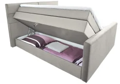 Ole Gunderson Boxspringbett 180 x 200 cm Stoffbezug grau