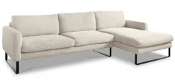 Ole Gunderson Ecksofa ROMA 298 x 154 cm Cord nature