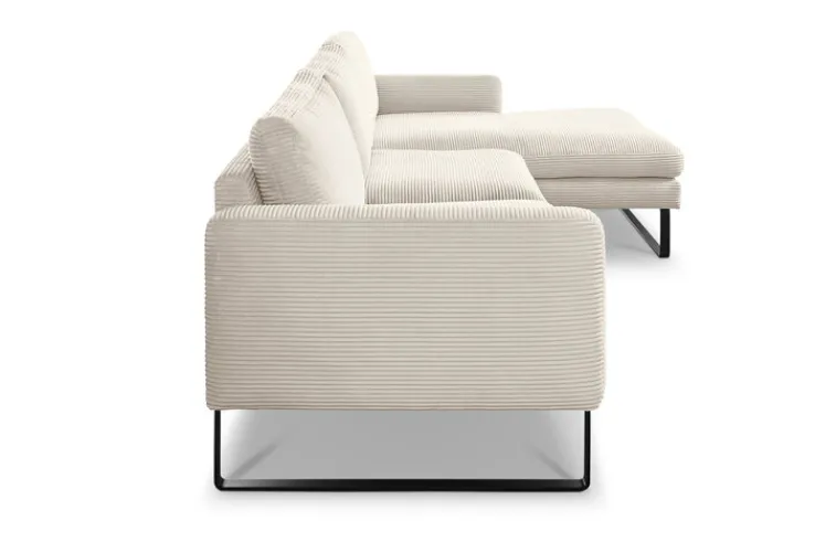 Ole Gunderson Ecksofa ROMA 298 x 154 cm Cord nature