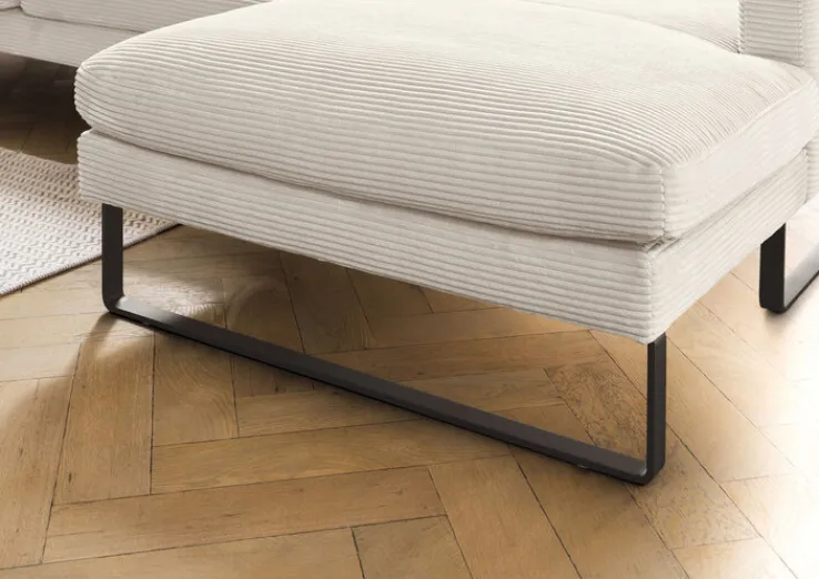Ole Gunderson Ecksofa ROMA 298 x 154 cm Cord nature