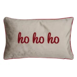 pad Kissenhülle HO HO HO 30 x 50 cm weiß/rot