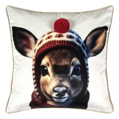 pad Kissenhülle WINTER ANIMAL 45x45cm Hirsch
