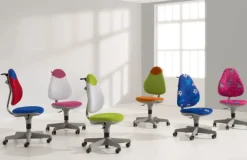 PAIDI Drehstuhl PEPE Pink/Motiv Einhorn