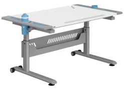 Kinder PAIDI Schreibtisch TABLO Kreideweiß/ Azurblau