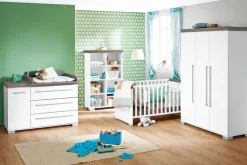 PAIDI Wickelkommode KIRA Kreideweiß/ Eiche-Nautik