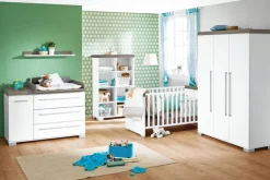 PAIDI Wickelkommode KIRA Kreideweiß/ Eiche-Nautik