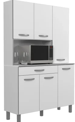 Parisot Buffet Schrank SEASON 120 x 185 x 40 cm weiß