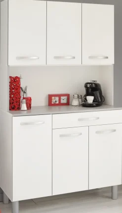 Parisot Buffet-Schrank SPOON 101 x 185 cm weiß