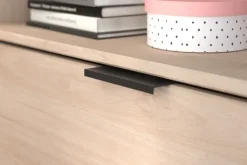 Kinder Parisot Halbhohes Hochbett MILKY 2 braun/schwarz