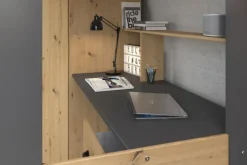 Kinder Parisot Hochbett HEAVY 1 braun/schwarz