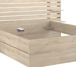 Kinder Parisot Stauraumbett ESCALE 2 braun 140 x 200 cm