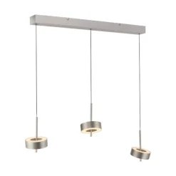 Paul Neuhaus LED Balkenpendel Q-ROTATE 3-flg Nickelfarbig