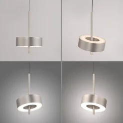 Paul Neuhaus LED Balkenpendel Q-ROTATE 3-flg Nickelfarbig