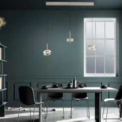 Paul Neuhaus LED Balkenpendel Q-ROTATE 3-flg Nickelfarbig