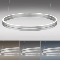 Paul Neuhaus LED Balkenpendel PURE E-LOOP 2-flg alufarbig