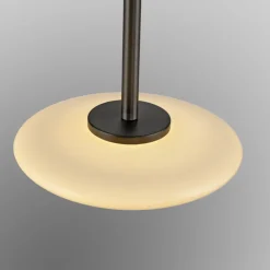 Paul Neuhaus LED Balkenpendel PURE VITRUM 3-flg braun