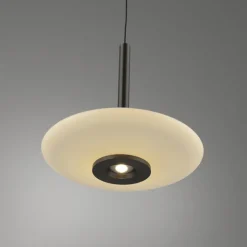 Paul Neuhaus LED Balkenpendel PURE VITRUM 3-flg braun
