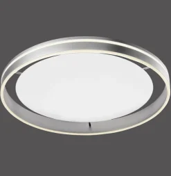 Paul Neuhaus LED Deckenlampe Q-VITO 59 cm stahlfarbig