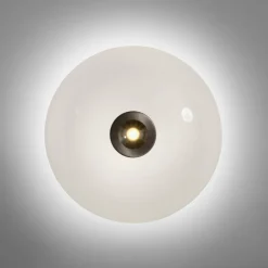 Paul Neuhaus LED Deckenlampe PURE VITRUM 45 cm braun