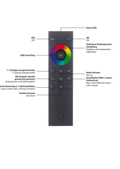 Paul Neuhaus LED Deckenlampe Q-KATE 125 x 80 cm