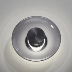 Paul Neuhaus LED Deckenlampe PURE VITRUM 22 cm grau