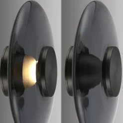 Paul Neuhaus LED Deckenlampe PURE VITRUM 22 cm grau