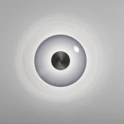 Paul Neuhaus LED Deckenlampe PURE VITRUM 22 cm grau