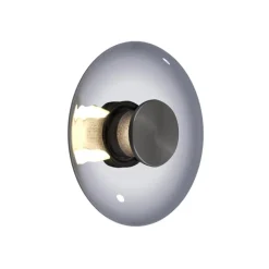 Paul Neuhaus LED Deckenlampe PURE VITRUM 22 cm grau